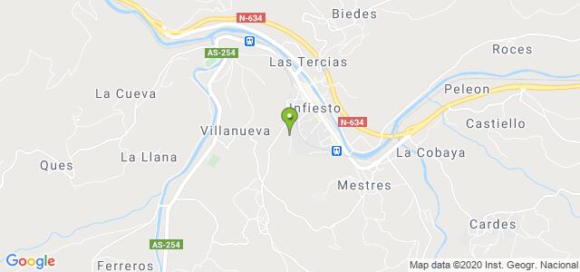 mapa de oficina registro civil de pilona