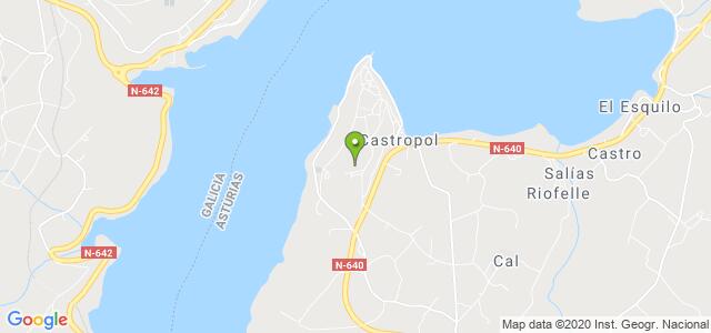 mapa de oficina registro civil de castropol