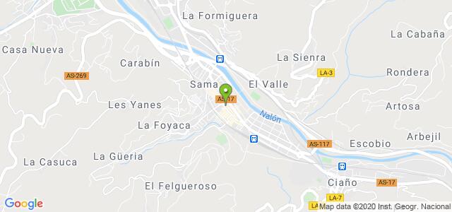 mapa de oficina registro civil de langreo