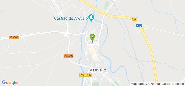 mapa de registro civil de arevalo