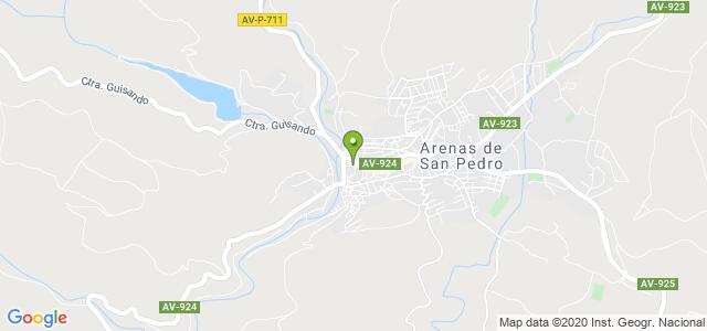 mapa de registro civil de arenas de san pedro