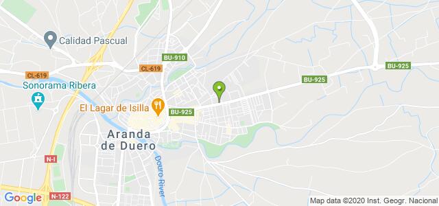 mapa de registro civil de aranda de duero