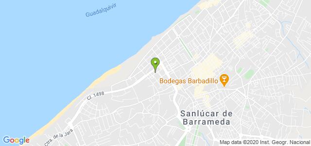 mapa de oficina registro civil de sanlucar de barrameda