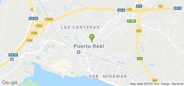 mapa de oficina registro civil de puerto real