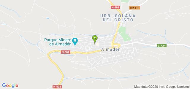 mapa de oficina registro civil de almaden