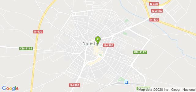 mapa de oficina registro civil de daimiel