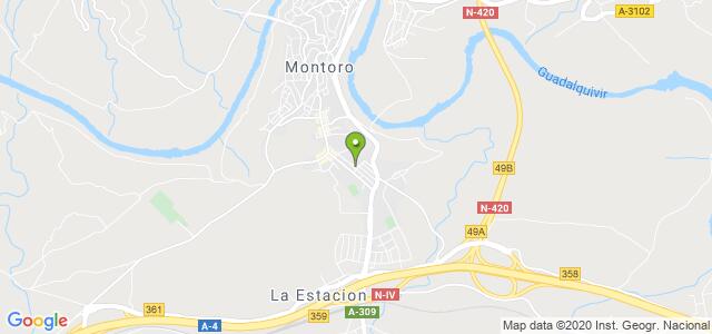 mapa de oficina registro civil de montoro