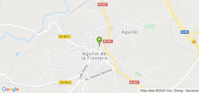 mapa de oficina registro civil de aguilar de la frontera