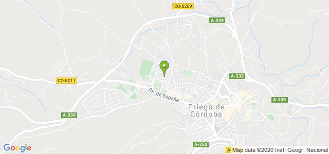 mapa de oficina registro civil de priego de cordoba