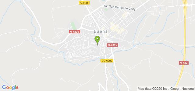 mapa de oficina registro civil de baena