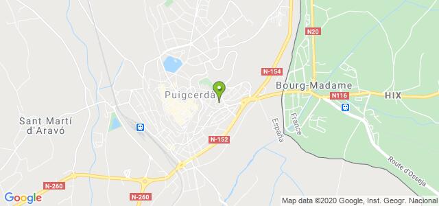 mapa de oficina registro civil de puigcerda