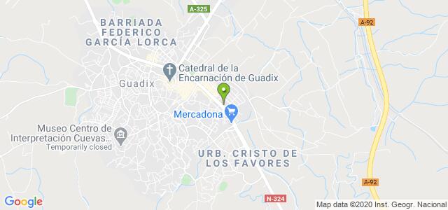 mapa de oficina registro civil de guadix