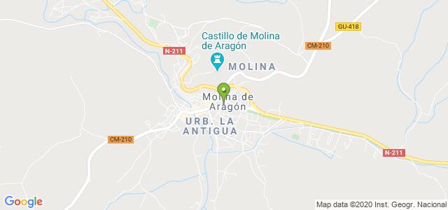 mapa de oficina registro civil de molina de aragon