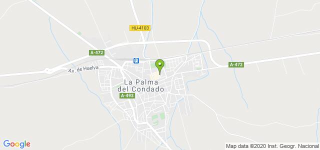 mapa de oficina registro civil de la palma del condado