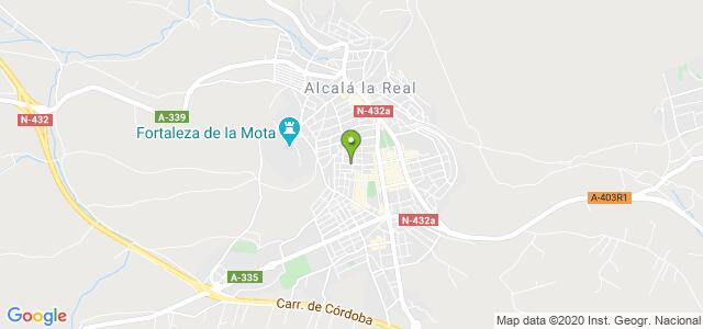 mapa de oficina registro civil de alcala la real