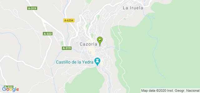 mapa de oficina registro civil de cazorla