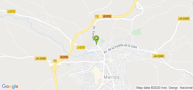 mapa de oficina registro civil de martos