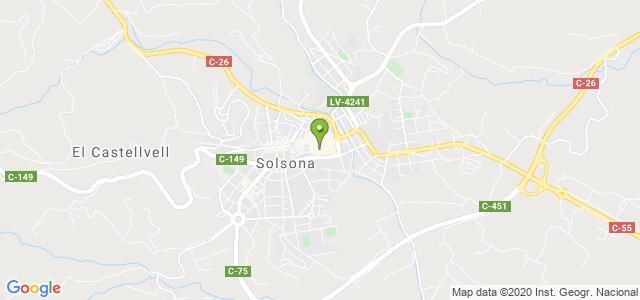mapa de oficina registro civil de solsona
