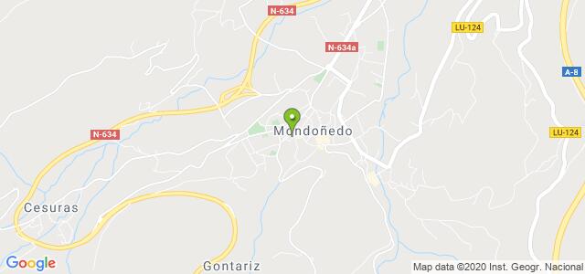 mapa de oficina registro civil de mondonedo