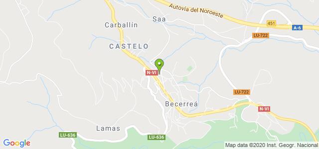 mapa de oficina registro civil de becerrea