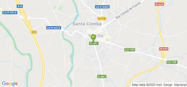 mapa de oficina registro civil de vilalba