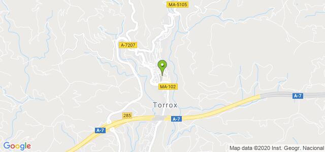 mapa de oficina registro civil de torrox