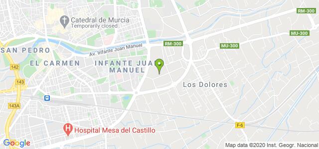 mapa de oficina registro civil de murcia