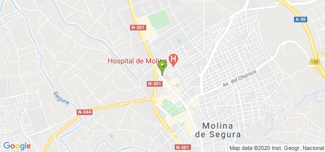 mapa de oficina registro civil de molina de segura