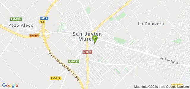 mapa de oficina registro civil de san javier