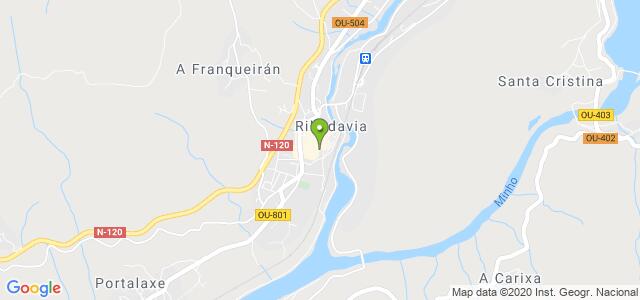 mapa de oficina registro civil de ribadavia