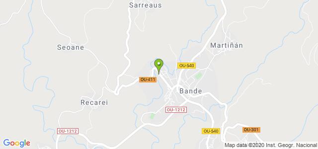 mapa de oficina registro civil de bande