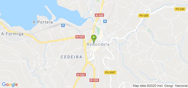 mapa de oficina registro civil de redondela