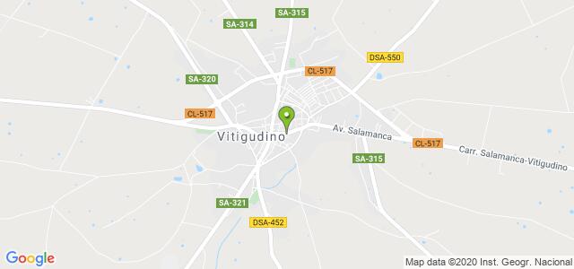 mapa de oficina registro civil de vitigudino