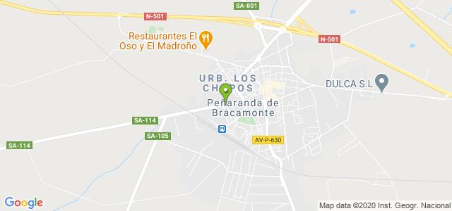mapa de oficina registro civil de penaranda de bracamonte