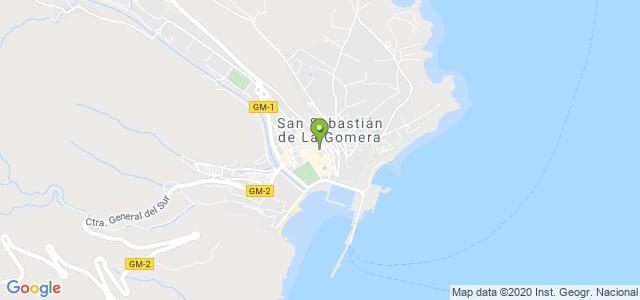 mapa de oficina registro civil de san sebastian de la gomera