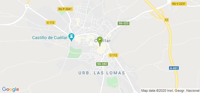 mapa de oficina registro civil de cuellar