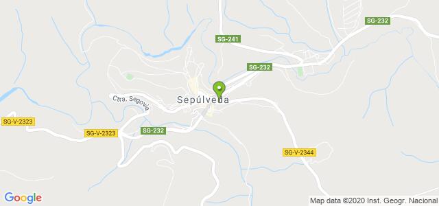 mapa de oficina registro civil de sepulveda