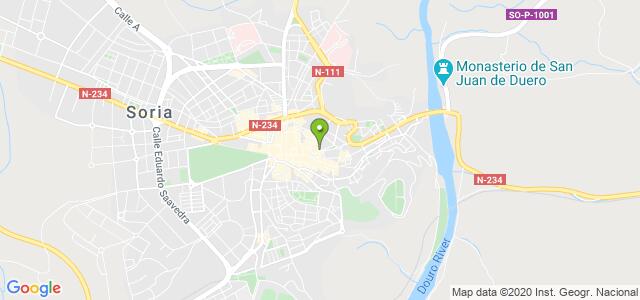 mapa de oficina registro civil de soria