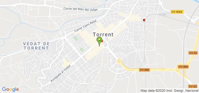 mapa de oficina registro civil de torrent