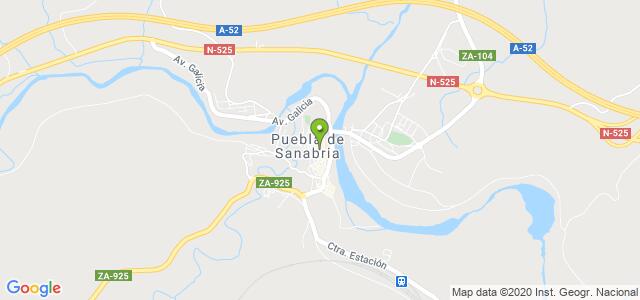 mapa de oficina registro civil de puebla de sanabria