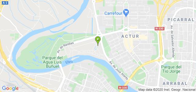mapa de oficina registro civil de zaragoza