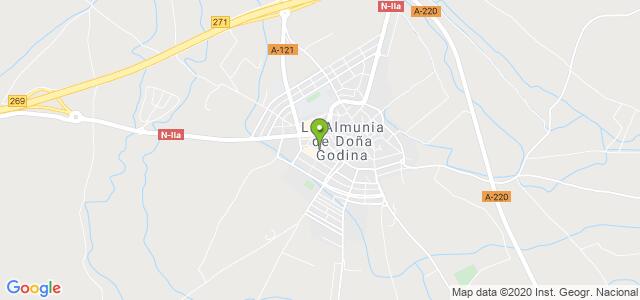 mapa de oficina registro civil de la almunia de dona godina
